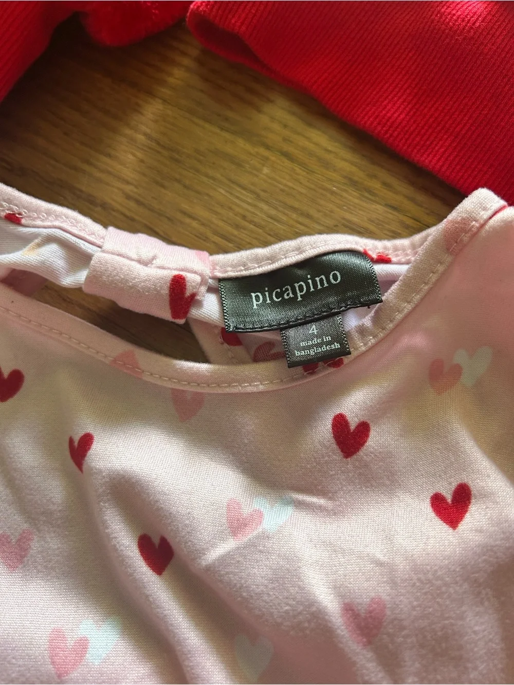 Girls Red Heart-Print Bundle - Picture 3 of 5